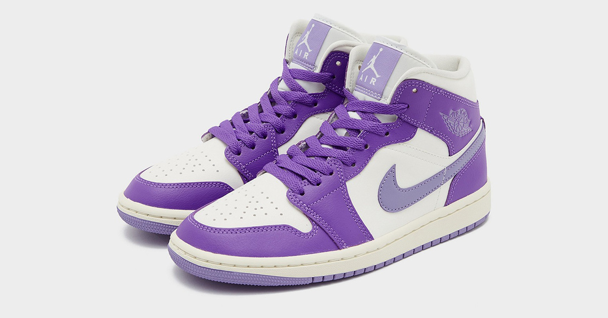 Der Air Jordan 1 Mid „Lilac” wurde mit ersten Bildern bestätigt